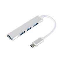 Type-C To 4 Port Usb 3.0 Çoklayıcı Dönüştürücü Adaptör Otg