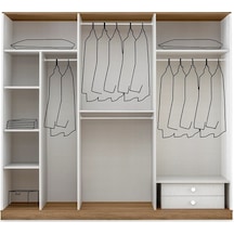 Olimpos Mdf 6 Kapılı Dolap