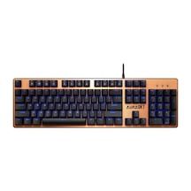 Gamdıas Aura Gk1, Usb Kablolu, İngilizce, Rainbow Backlight, Red Mekanik Switch, Bronz Edition, Gaming Klavye