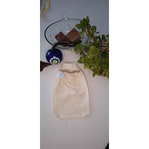 Eker Kese Tekstil Ürünleri Eker-konfor Hızlıgiy Kese-lastikli Kese- Banyo Ve Duş Kesesi-doğal Özel Dokuma-standart Kese