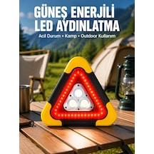 Usb Şarjlı Çok Modlu Acil Durum Feneri Yeni Nesil Kırmızı