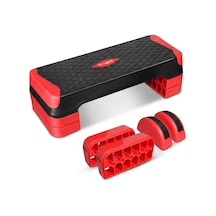 2'si 1 Arada Ayarlanabilir Aerobik Adım Platformu Fitness Egzersiz Stepper, Ekstra Yarım Yuvarlak Bacaklı, Ev Egzersi