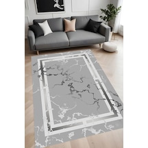 Eliana Home Dijital Baskı Yıkanabilir Kaymaz Taban Salon Halısı Ve Yolluk Rvg0922-fnl153 Gri