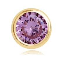 Diamond Line - Gülaylar - Sarı Altın 14 Ayar Trend Renkli Taşlı T N11.9247