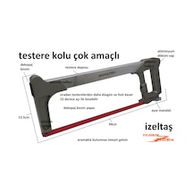 İzeltaş Demir Testeresi Dereceli Kesim Dekopaj Kesim Test