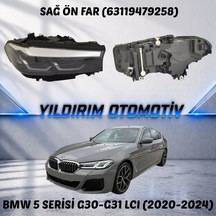 Yıldırım Oto Bmw 5 Serisi Sağ Ön Far 2020-2024 Arası 63119479258 1 Adet