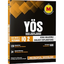 Yös Genel Yetenek Iq -2 Konu Anlatımlı-Örnek Çözümlü