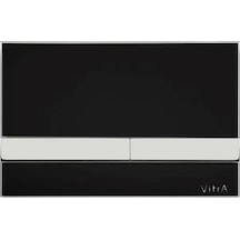 VitrA Select 740-1101 Kumanda Paneli, Siyah-krom Buton siyah