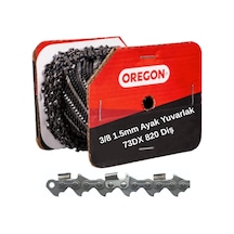 Oregon 3/8 1,5mm Ayak Yuvarlak 73dx 820 Diş Top Testere Zinciri
