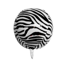 Folyo Balon Zebra Beyaz