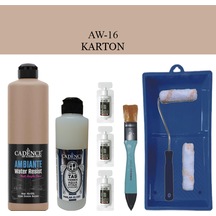 Fayans Tezgah B.-ambiente Islak Zemin Aw-16 Karton 500ml Katalizör 30gr Taş Vernik 250 Satenruloset Karton Karton