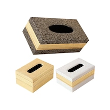 Beyaz Orta-s/m/l Suni Deri Doku Kutusu Kutu Konteyner Ev Araba Doku Kutusu Saklama Kutusu El Restoran Kağıt Tutucu Masa Dekorasyon