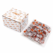 100 Adet No 2 0.2x4.0 Kablo Geçmeli Mandallı Buat Klemens 5286