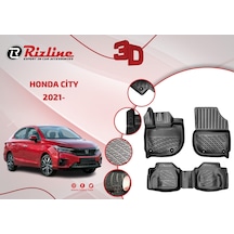 Rizline Honda City 2021 Sonrası Araca Özel 3D Havuz Paspas