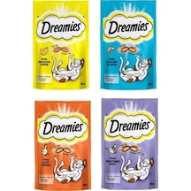 Dreamies Kedi Ödülü Karışık Avantaj Paketi 4 x 60 G