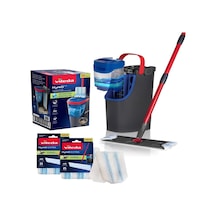 Vileda H2pro %100 Kirli Ve Temiz Suyu Ayıran Temizlik Seti Ve 2 Paket Yedek Mikrofber Mop