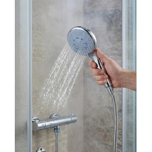 Hubrendy Tekno Spiral Hortumlu 4 Kademeli El Duşu Seti Duvar Askılı Banyo Duş Başlığı Diğer
