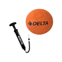 Delta Deluxe Kauçuk 1 Numara Hentbol Topu + Top Pompası Çok Renkli