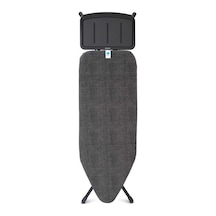Brabantıa -124x45cm C Buhar Kazanı Standlı Denım Black Desenli Ütü Masası - Ssuh Siyah