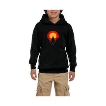 Zepplin Giyim Red Dead Redemption 2 Arthur Morgan Siyah Çocuk Kapşonlu Sweatshirt