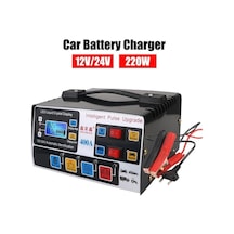 Ankatek Ab Tak Yüksek Frekans Darbe Onarım Suv Kamyon Tekne Motosiklet Tam Otomatik Araç Akü Şarj Cihazı 12 V/24 V 220 W Yüksek Güç