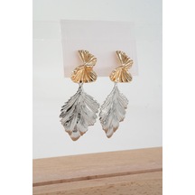 Kadın Vip Seri Özel Tasarım Küpe Seti 01928 Sarı