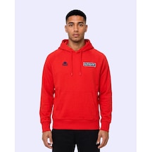 Kappa Authentic Origin Tur Erkek Koyu Turuncu Oversize Hoodie