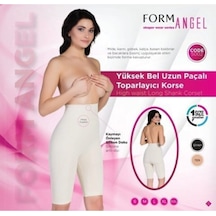 Form Angel 5002 Yüksek Bel Paçalı Korse Ten