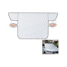 Oto - Araç Buz Önleyicibranda 150x110cm Ayna Kapaklı - Emniyet Kanatlı Kapı Sıkıştırma Bx40