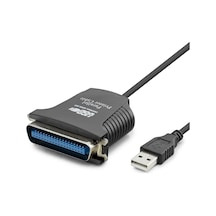 Usb To Paralel Lpt Yazıcı Dönüştürücü Kablosu 80 Cm Siyah Hdx7526