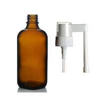 100ml Kahverengi Ağız Spreyi Başlıklı Cam Şişe,12 Adet, Ağız Spreyi Şiesi, Cam Şişe, Medikal Şişe Diğer