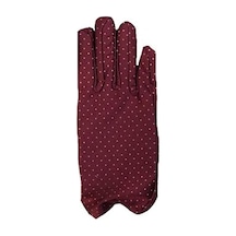 Bordo Renk Puanlı Çocuk Eldiveni Diğer