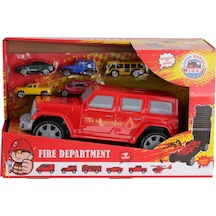 Erdem Toys Garajlı Dev İtfaiye Jeep