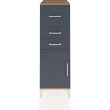Kronos Dolap Tek Raflı 3 Çekmeceli Tek Kapaklı 44x59x134 Çam-... Çam