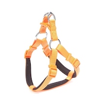 Doggie Comfort Dokuma Ronin Köpek Göğüs Tasması Turuncu 2 x 55-65 CM Turuncu