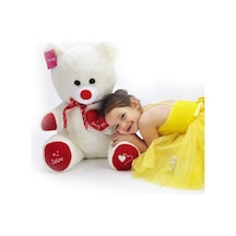 1045E Tıkıl Ayı Ekru 57 Cm - Selay Oyuncak