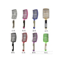 Hfambition Kırmızı Plastik Kuyruklu Saç Tarakları - Geniş Eğri Dişli Saç Düzenleme Ve Saçtıraç Işleviyle Sağlıklı Saç Bakımı