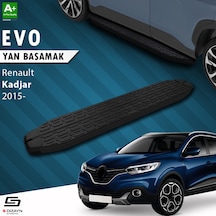 S-dizayn Renault Kadjar Evo Siyah Yan Basamak 173 Cm 2015 Üzeri