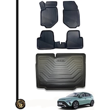 Hyundai Bayon 3d Havuzlu Paspas + Bagaj Havuzu Ikili Set
