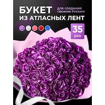 Flowers Of Light Saten Gül Buketi 235361647 Violet