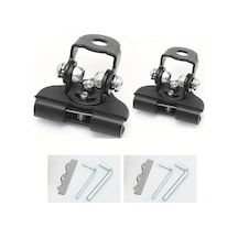 Chuangyinshop Black- 2'li Car Işık Braketi Ayarlanabilir Aydınlatma Açısı Sabitleme Kolay Montaj Dayanıklı