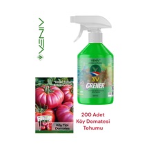3v Grener 500 Ml + 200 Köy Domatesi Tohumu Doğal Ve Güçlü Yetiştiricilik 2