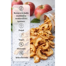 %100 Natural Air-dried Elma Kurusu, Katkısız Koruyucusuz Sağlıkli Atıştırmalık 100g