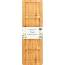 Naturalove Bambu Sunum Tabağı - 4 Bölmeli