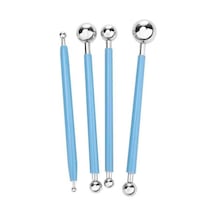 Metal Top Marzipan Seti, 8 Adet Metal Çok Renkli Diğer
