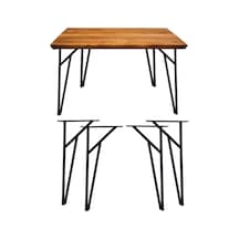 Metal Masa Ayağı 4lü Set Ayarlı Bingolu Metal Ayak 1,5mm Kalınlık