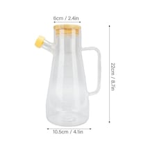Yağlık Sirkelik Seti Silikon Contalı Bambu Kapaklı 3'lü Set - 900 Ml 2 Adet Ve Altlık 0