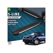 S-dizayn Ssangyong Actyon Sports S-line Krom Yan Basamak 203 Cm 2007-2018 A+ Kalite
