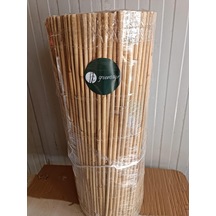Greenosier Doğal Hasır Kamış Gölgelik Dekorasyon Balkon Teras Pergola Bahçe 70cm X 2metre Çok Renkli