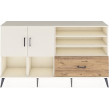 Arges Konsol 7 Raflı Tek Çekmeceli 2 Kapaklı 176x30x99 Aytaşı-aytaşı/çam Aytası/atlas Çam - Aytası